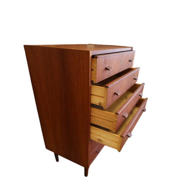 Mid-Century Modern Danish Teak Chest of 6 Drawers, 1960s For Sale - Image 3 of 8