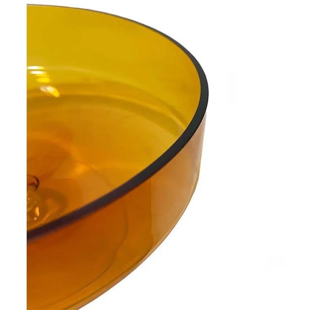 1950s German Crystal Glass Lidded Box attributed to Heinrich, Löffelhardt, 1950s For Sale - Image 5 of 6