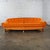 Mid-20th Century MCM Adrian Pearsall Style Gondola Sofa Orange Velveteen Fabric For Sale - Image 18 of 18
