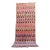 1980s Moroccan Handknotted Pink Rug - 5'8" X 14'1" Ft For Sale
