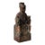 Antique Chinese Carved Wood Deity Altar Figure 18th For Sale