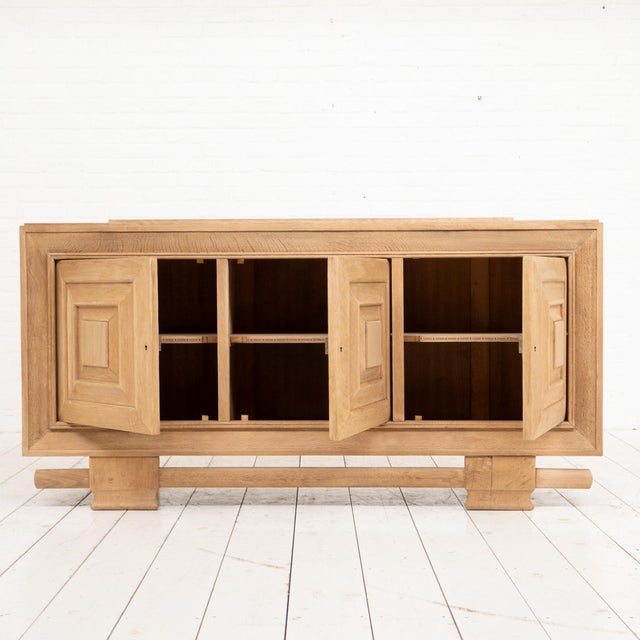Mid-Century Modern French Sideboard, 1950s For Sale - Image 4 of 9