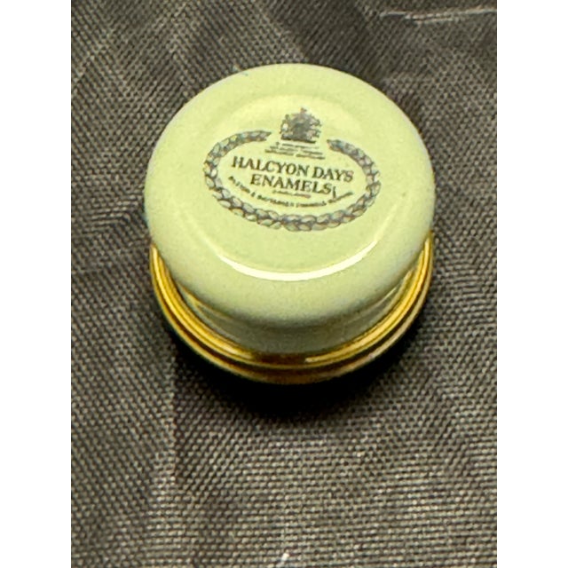 English Halcyon Days Enamels Trinket Spring Floral Bouquet Daffodils Tulips Bilston Uk For Sale - Image 3 of 7