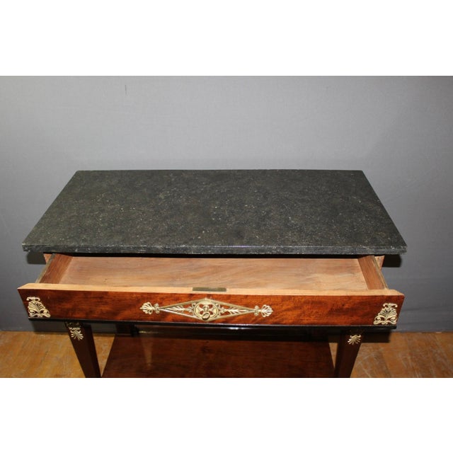 Brown Antique Mahogany Console Table, 1800s For Sale - Image 8 of 15