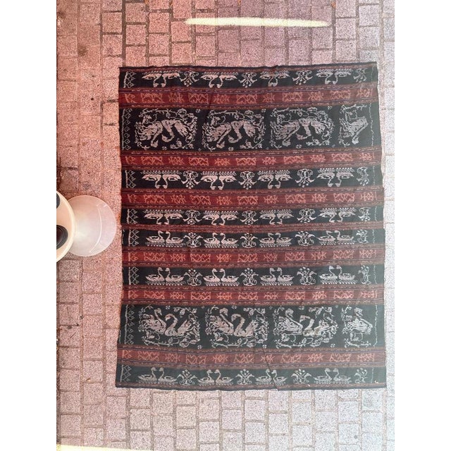 Vintage Indonesian Ikat Tapestry, 1950s For Sale - Image 15 of 16