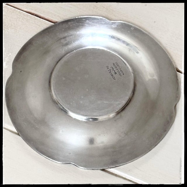 Reed & Barton Antique SilverPlate Platter- Coaster “St Francis Hotel” For Sale - Image 4 of 9