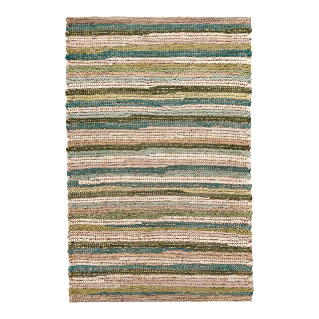 Dash & Albert by Annie Selke Francisco Woven Cotton Rug, 5' x 8' For Sale