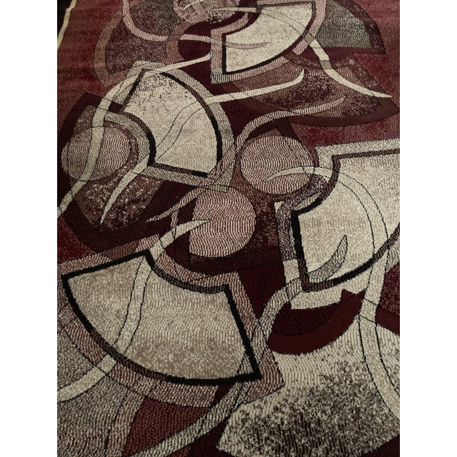 Vintage Abstract Decor Rug, 1980s For Sale - Image 4 of 6