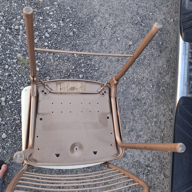 1950s 1950s Metal Folding Chairs by Hamilton Cosco For Sale - Image 5 of 7