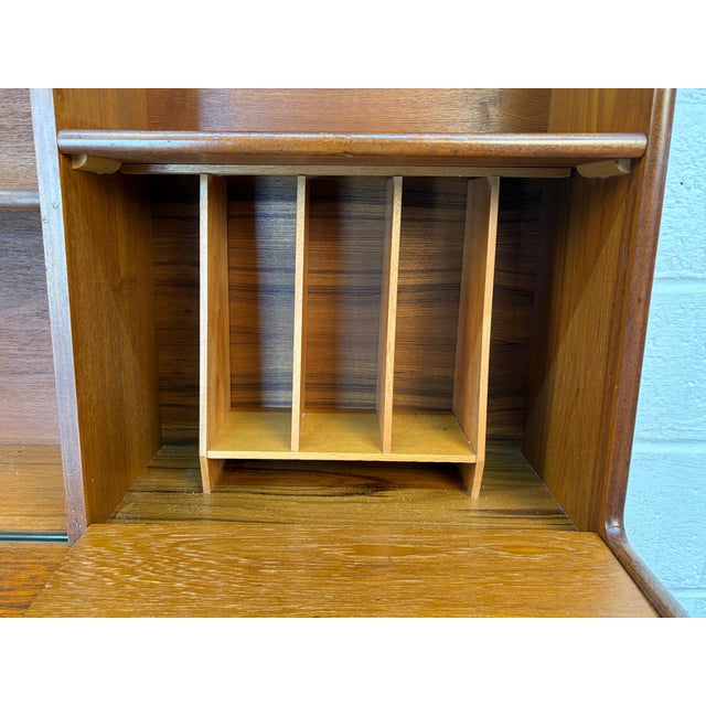 Mid 20th Century Modern Teak Hutch With Glass by Turnidge of London Ltd. For Sale - Image 14 of 15