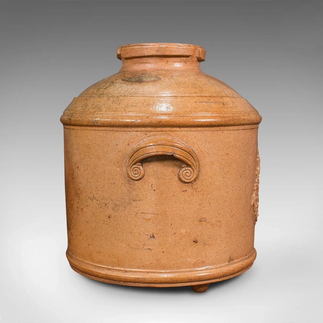 1870s Antique Victorian English Ceramic Decorative Water Purifying Filter For Sale - Image 4 of 13