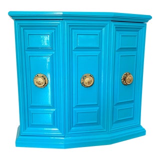 Lacquered Bar Cabinet Entryway Table Console For Sale