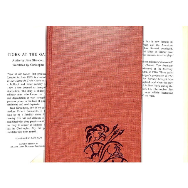 Traditional "Tiger at the Gates" 1955 Giraudoux, Jean [A Play By] For Sale - Image 3 of 3