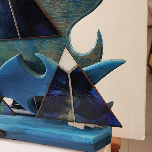 Lamp Sculpture by V. Casio, 2010 For Sale - Image 5 of 13