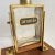 Vintage Aramis Cologne Bottle & Stand XL Store Display Empty Swivel Bottle 32 Oz Such a cool piece, the wood and brass...