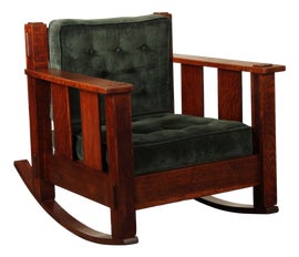 Example of Stickley Brothers Rocking Chairs
