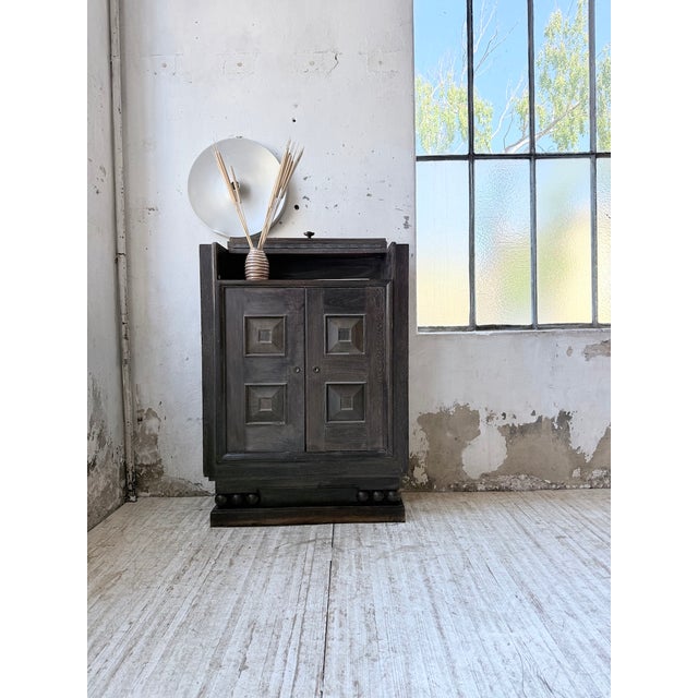 Art Deco Bar Cabinet by Hoffmann Chaleyssin, 1940s For Sale - Image 6 of 18