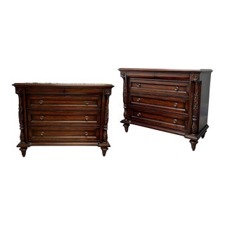 A Pair of Tommy Bahama Rumba Del Sol Nightstands For Sale