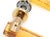 Mid 20th Century Mid Century European Orange Lucite Lever Door Set For Sale - Image 5 of 6
