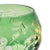 Traditional Nachtmann Bleikristall Green Cut to Clear Crystal Wine Glass With Grapes Motif, 8.25” German Stemware For Sale - Image 3 of 5