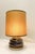 Mid-Century Modern Mid-Century Modern Double Bubble Brown Glass Table Lamp, Italy, 1970s For Sale - Image 3 of 11