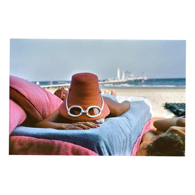 Slim Aarons, Sunbathing in Venice, 1954, Digital C-Print For Sale