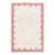 Fossay Shag Machine Woven Rug Rose 3x7 For Sale