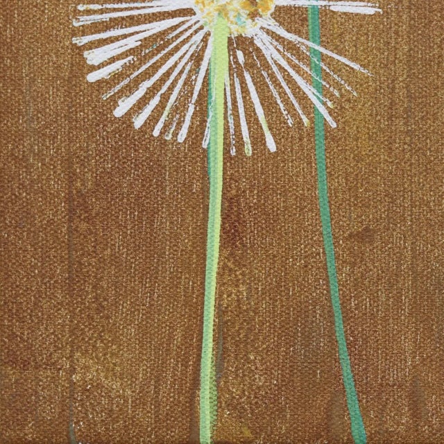 Three Wishes - Small Landscape Floral Artwork on Canvas by Kathleen Keifer For Sale - Image 4 of 9