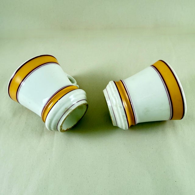 1900 - 1909 French Café Brûlot Cups, a Pair For Sale - Image 5 of 11