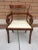 Mid 20th Century Midcentury Scrolled Arm Klismos Style Chair by Clawson’s Antique Reproductions For Sale - Image 5 of 13
