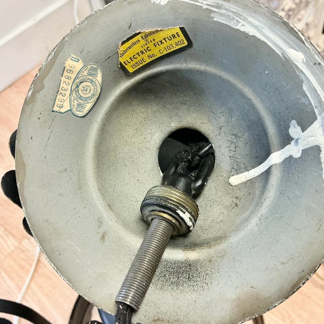 1970s Vintage Fredrick Cooper Italian Neoclassical French Empire Tole Chandelier, Hand Painted. For Sale - Image 15 of 15