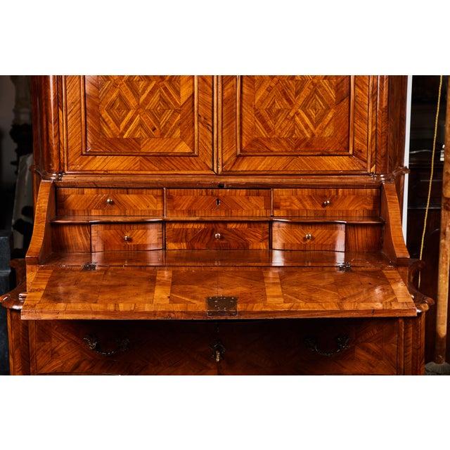 18th Century, Veneered and Inlaid Secretary For Sale - Image 11 of 12