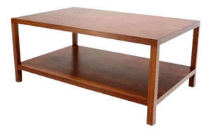 Mid-Century Modern Parson Style Coffee Table