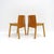1980s Italian Plywood Dining Chairs in the Style of Scarpa, Italy, 1980 For Sale - Image 5 of 11