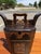 Brass Early 20th Century Mid-Century Modern Hand-Carved Teapot Caddy With Brass Hardware For Sale - Image 8 of 12
