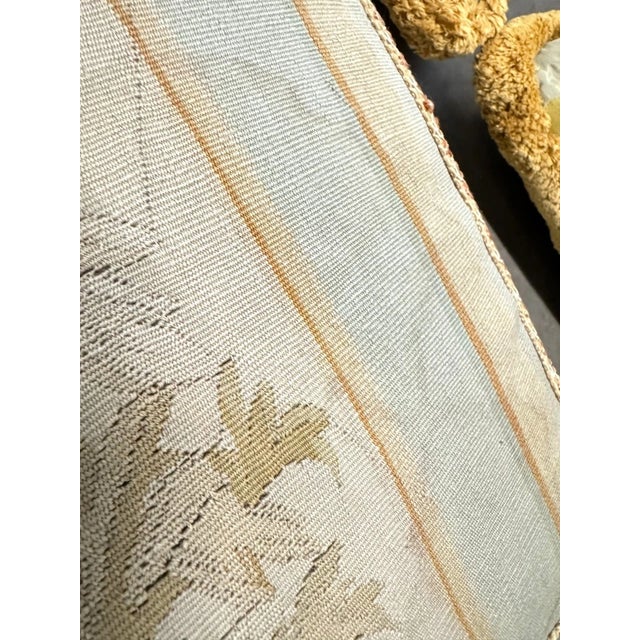 Vintage Floral Satin & Tapestry Pillows - Set of 3 For Sale - Image 10 of 14