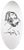 Gavina Self Portrait of Carlo Scarpa Mirror from Gavina For Sale - Image 4 of 4
