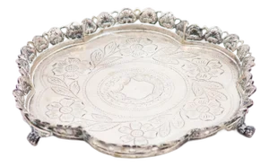 Silver Catchall with Wire Rack