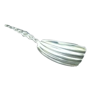 Antique Whiting Manufacturing Co Sterling Silver Scroll Floral Wds56 Tea Caddy Spoon 1866-1905