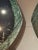 Early 21st Century Pair of Modernist Murano Mirrors in Fontana Green For Sale - Image 5 of 6