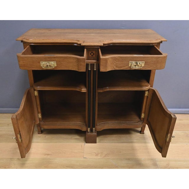 Vintage Art Deco Oak Buffet, 1930 For Sale - Image 18 of 18