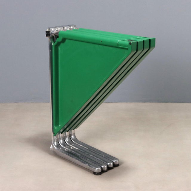 Plano Table attributed to Giancarlo Piretti for Anonima For Sale - Image 9 of 11