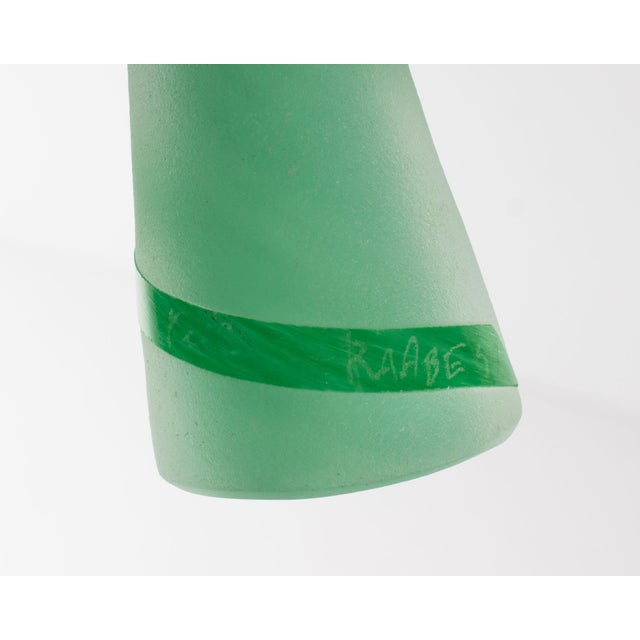 1990s 1997 Art Glass Flower Sculpture by Stephen Fellerman and Clair Raabe For Sale - Image 5 of 6