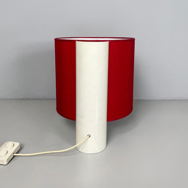 Metal Italian Modern Fluette Table Lamp attributed to Giuliana Gramigna for Quatrifolio, 1970s For Sale - Image 7 of 18
