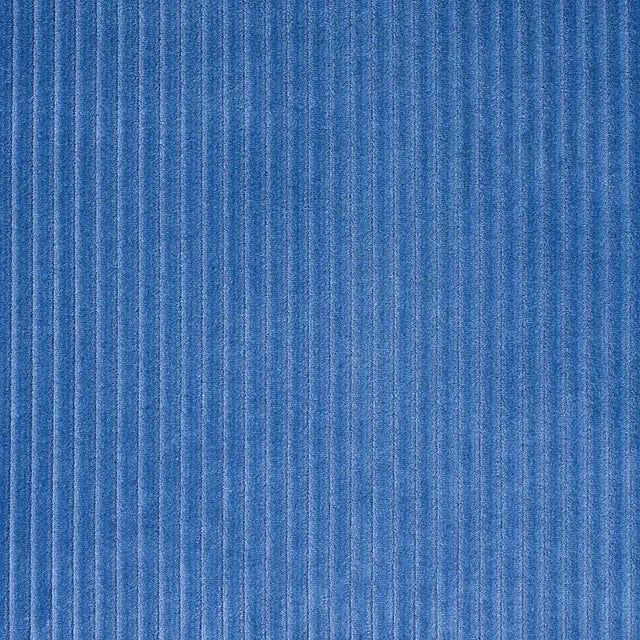Contemporary Sample - Schumacher Corduroy Wyatt Fabric in Cadet Blue For Sale - Image 3 of 3