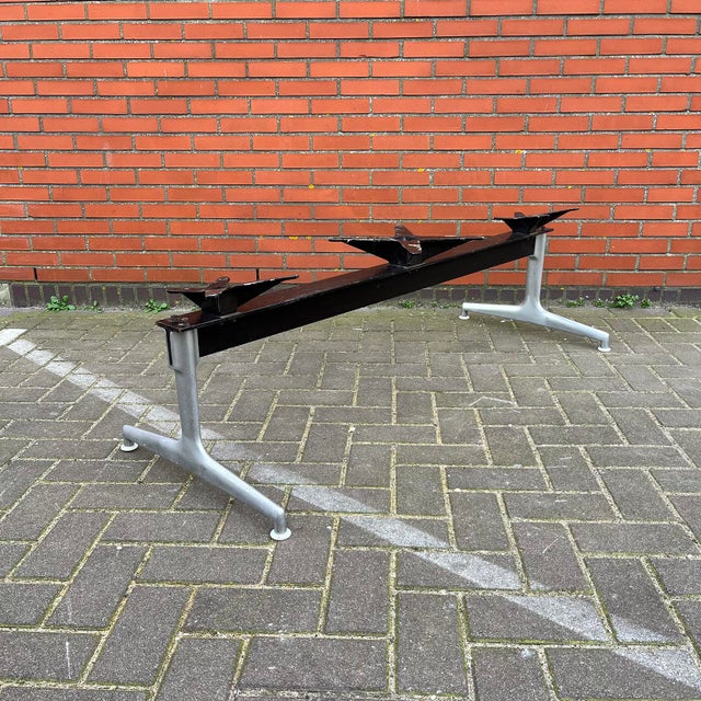 Mid-Century Modern Tandem for Chairs and Table by Charles & Ray Eames for Herman Miller For Sale - Image 3 of 14