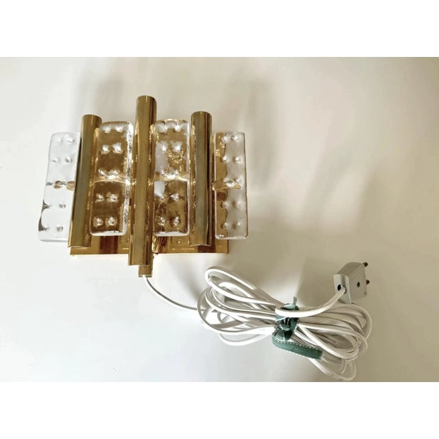Mid-Century Modern Swedish Crystal Wall Sconce from Orrefors, 1960 For Sale - Image 6 of 9