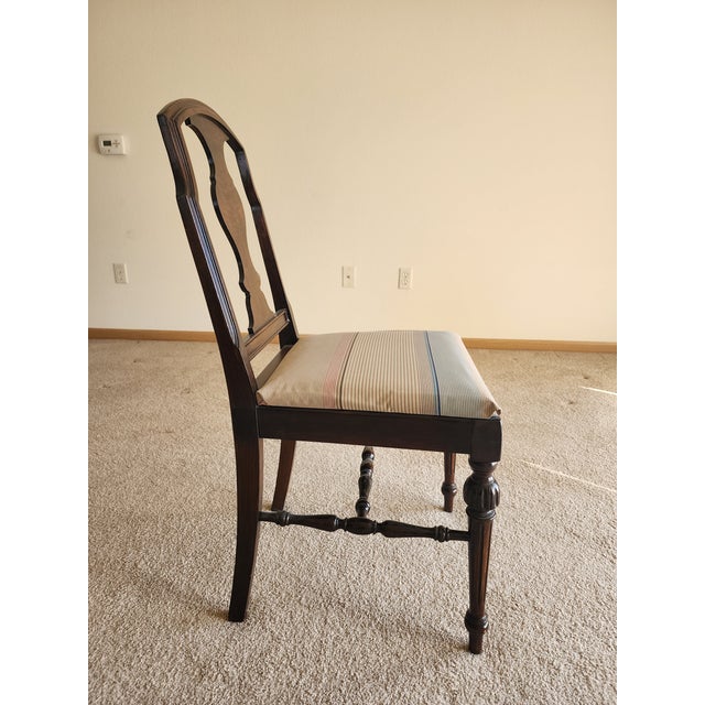 This is a Winnebago Manufacturing Co from Rockford IL side chair. Early 20th-century solid wood. The seat is covered, but...