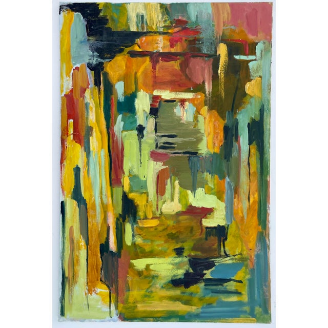 Green Abstract Expressionist Landscape #3 by Hannah Dalbey - For Sale - Image 8 of 8
