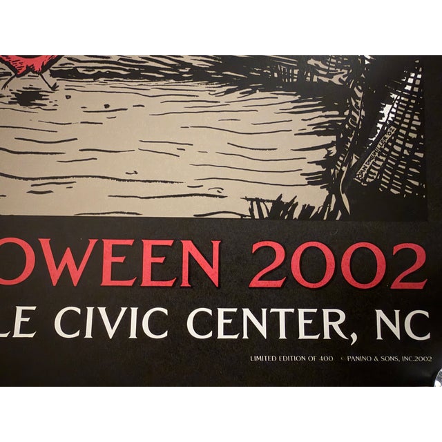 Trey Anastasio - Halloween 2002, Asheville Civic Center, Nc, Limited Edition Concert Poster For Sale In Washington DC - Image 6 of 6